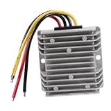 GAROZATION 24V to 12V DC Converter Regulator for Golf Cart 10A Voltage Reducer Module with Terminal Block for Vehicle Supply Durable Case for Trucks and Boats