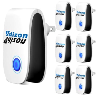 2026 Upgraded Electronic Pest Control Plug-in, Sound Wave Repellent for Mice, Roaches, Spiders, Ants, Mosquitoes – Safe, Silent, Energy-Saving for Home, Office, Garage (6-Pack White)