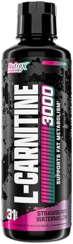 Nutrex Research Liquid Carnitine 3000 | (Strawberry Watermelon) | Premium L Carnitine Liquid, Stimulant Free 31 Servings