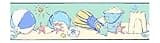 York Wallcoverings Candice Olson Kids CK7764B A Day at The Beach, Green