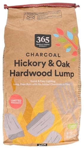 365 by Whole Foods Market, Charcoal Lump, 128 Ounce