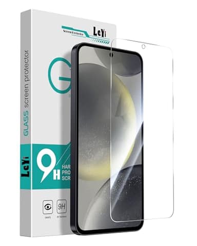 LeYi for 1 Pack Design for Samsung Galaxy A05 Screen Protector Tempered Glass, Sensor Protection, Case Friendly