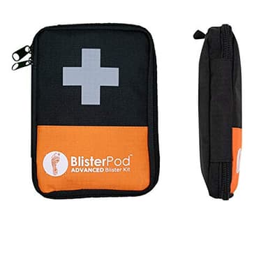 BlisterPod Advanced Blister Kit (18 Pc. Set) | Made for Sport & Outdoors | Foot Blister Prevention and Treatment, Heel to Toe | Pack Light for Travel, Hiking, Running, Hockey, Soccer, Golf.