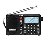 QODOSEN DX-286 Portable Shortwave AM FM LW SW Radio With TEF6686 Chip - Ultra High Sensitivity Full Band for Kitchen, Desk, Bedroom, Office and Outdoors