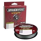 SpiderWire Stealth® Superline, Moss Green, 10lb | 4.5kg, 125yd | 114m Braided Fishing Line, Suitable for Freshwater and Saltwater Environments
