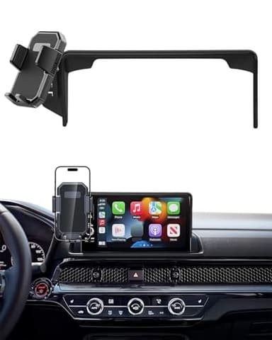 PZK Car Phone Mount for Honda HRV 2023-2026/ CRV 2023-2026 / Honda Pilot 2023-2026 Accessories 7/9-inch Screen 360° Rotation Auto Lock CRV HRV Car Phone Holder Not Affect Air Vent Phone Cradles
