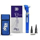 MeddSight Otoscope - Ear Scope Otoscope with Light- Portable Ear Infection, Wax Detector- Ear Otoscope for Doctors, Nurses, & Students-(Blue Color)