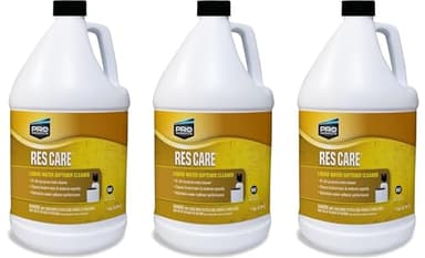 Pro Products ResCare RK02B All-Purpose Water Softener Cleaner Liquid Refill, 1 Gallon, Pack of 3