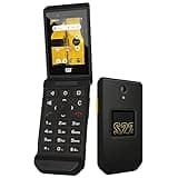 Cat S22 Flip (16GB) 2.8" Touchscreen, Android 11, IP68 Water Resistant, 4G LTE GSM (T-Mobile Unlocked for MetroPCS, Global) (Black) (Renewed)