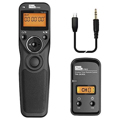 Wireless Remote Commander Shutter Release Cable Timer Pixel TW-283 S2 Wired Shutter Release Cable Compatible for Sony Alpha a7, a77II, a7R,a7RII, a7S, a5100, a6000