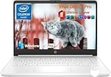 HP 14 Inch Laptop Students Business, Windows 11 Pro, Intel Dual-Core N4120, 16GB RAM, 320GB Storage(64GB eMMC+256GB MSD), 12H Battery Life, Webcam, WiFi, MS Office Lifetime License, Accessories