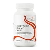 Seeking Health Multivitamin One MF, 1 a Day Multivitamin Supplement for Adults, Methyl-Free Bioavailable B12 and Folinic Acid, Vitamin A, PQQ, MTHFR Support, Vegetarian Capsules (45 Capsules)