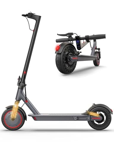 VOLPAM Electric Scooter with Dual Suspension, 19/22MPH, 500W/800W/350W Motor, 60/40/31/23/16Miles Long Range, Dual Braking, Max Load 264 lbs