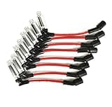 High Performance Spark Plug Wire Set 8.0mm Compatible with 2000-2009 Chevy Corvette Express GMC Envoy Cadillac Escalade CTS Saab Isuzu Hummer V8 Replaces 48322R 48322 7831