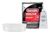 Bondo Body Filler, Original Formula for Fast, Easy Repair & Restoration of your Vehicle, 00261, Filler 14 oz and 0.5 oz Hardener, 1 Can, Salmon