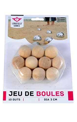 Engelhart - 10 Wooden Petanque goals for jeu de boules