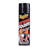 Meguiar's Hot Shine Tire Foam - High Goss Tire Shine that Cleans, Shines, and Protects in One, Deep, Black Shine with Conditioners and UV Protection to Help Keep Tires Looking Like New, 19 Oz Aerosol