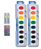 Mr. Pen- Washable Watercolors, 2 Pack, 8 Colors with Paint Brush, Watercolor Paint Set, Water Color Painting Kids, Watercolors for Kids and Adults, Kids Watercolor Paint Set, Watercolor Set Kids