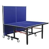Pinklion 9ft Table Tennis Table Foldable & Portable Ping Pong Table Set for Indoor Games with Net, 2 Table Tennis Paddles and 3 Balls