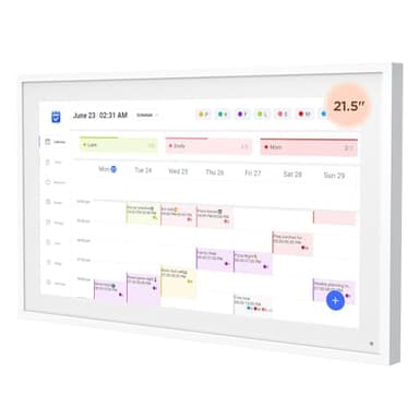 21.5 Inch Smart Digital Calendar, Wall Electronic Calendar, 1920 * 1080 IPS Full HD Touch Screen Display for Family Meal Planner Support - Streamline Household Organization