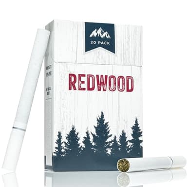 Herbal Cigarette | Tobacco Free & Nicotine Free | 100% Natural | 1-pack (20 Cigarettes)