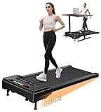 3HP Walking Pad Treadmill with 9% 6-Level Auto Incline, 360 lbs Capacity & Big LED Screen Under Desk Treadmill with Hike/Jog/Run Mode, Compact Treadmills for Home Small/Office,Assembly Free,Wider Belt