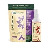 EcoMange Mange Relief for Dogs & Cats – 8 Oz. & EcoImmune System Support Supplement for Dogs & Cats - Bundle