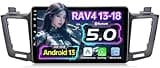 Car Radio for Toyota RAV4 2013-2018: Upgrade 10.1 Inch HD Touchscreen RAV4 Stereo Support Wireless Carplay Android Auto Bluetooth 5G Wi-F FM GPS SWC DSP Mirror Link Backup Camera - 4GB+32GB