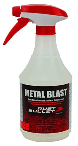 RUST BULLET Metal Blast - 24 Oz - Rust Remover & Metal Prep, Cleaner & Conditioner for Superior Adhesion, Eliminates Grease, Contaminants & Corrosion