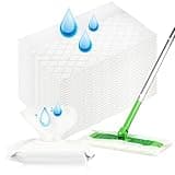 24 Count Unscented Upgraded Wet Mop Refills for Swiffer Sweeper Wet Pads, One Piece Cleans One Room, Wet Mopping Cloths for Swiffer Wet Pads Refill, Mop is Not Include