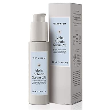Naturium Alpha Arbutin Serum 2% with Alpha Arbutin, Niacinamide & Lemon, Face & Skin Care, 1 oz