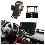 soukeo Upgraded Car Phone Holder Fits for Toyota RAV4 2019-2024 Auto Accessories,Cradles Adjustable Cell Phone Mount for 4-7 in Phones