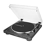 Audio-Technica AT-LP60XBT-BK Fully Automatic Wireless Belt-Drive Turntable (Black) (ATLP60XBTBK)