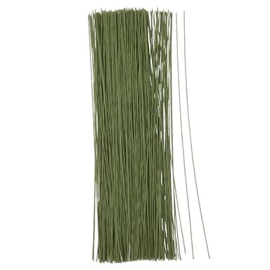 Juvale 300 Pieces Green 18 Gauge Wire for DIY Crafts, Artificial Flower Arrangements (16 in)
