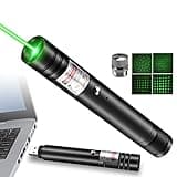 EDC Pen Light, Green Laser Pointer, Rechargeable LED Flashlight with Laser Pointer for TV/LED/LCD Screens Presentation Office, Outdoor Uses, Adventure, Professional Business Gifts