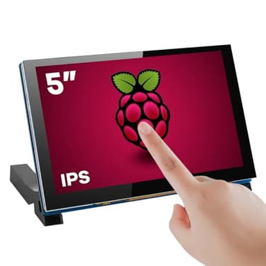 Hosyond 5 Inch Touchscreen IPS MIPI DSI Display Compatible with Raspberry Pi 5/4/3, 800x480 Pixel Capacitive Screen Driver-Free Interface