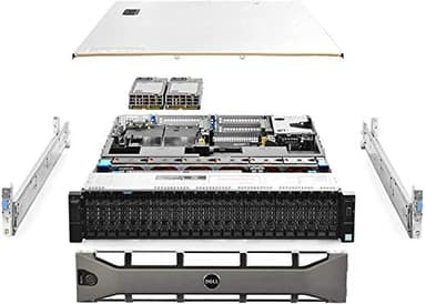 Dell PowerEdge R730xd Server 24B SFF, Dual Intel Xeon E5-2690 v4 2.6Ghz (28-cores Total), 256GB DDR4 RAM, 10x 1.2TB 10K SAS 12Gb/s, H730P 2GB RAID, 2x10Gb + 2x1Gb, Rails, Windows Server 2019 (Renewed)