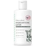 Chew + Heal Labs Hydrocortisone Lotion for Dogs - 4 oz Anti Itch Cream for Irritated Skin, Flea Bites, Itching, and More - Made in The USA