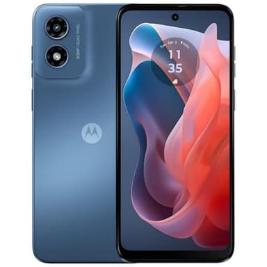Motorola Moto G Play | 2024 | AT&T Unlocked 4G LTE | 4/64GB | 50 MP Camera | Sapphire Blue (Renewed)