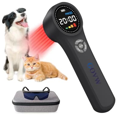GOVW Cold Laser Therapy for Dogs, 4x980nm+4x810nm+16x660nm, Cold Laser for Horses, Veterinary Laser Therapy Machine, Pet Laser Therapy, Cold Laser Therapy Pain Relief Device for Animals Like Cats