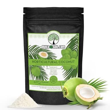 BuildASoil Coconut Water Powder for Garden - Raw Freeze Dried Organic (½ lb)