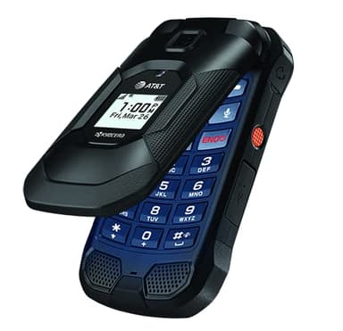 KYOCERA New E4830 DuraXE Epic AT&T/Unlocked/Consumer Cellular/T-Mobile Flip Phone 16GB Rugged 4G LTE Black (2 Year Kyocera Warranty) Kosher NO Verizon