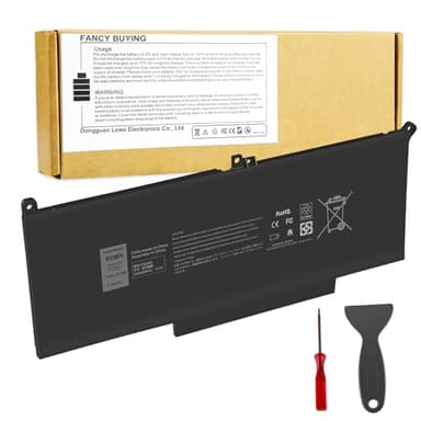 Fancy Buying Laptop Battery for Dell Latitude 7280 7290 7480 7490 7380 7390 F3YGT DM3WC 0DM3WC 2X39G 0F3YGT DM6WC