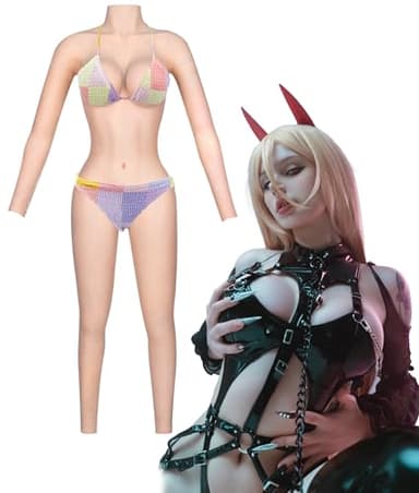 SVBEEFAR Silicone Bodysuit C-G Cup Whole Body Silicone Bodysuit For Crossdressers Drag Queen Transgender