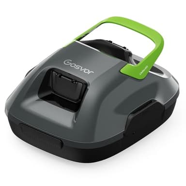 Gosvor Cordless Robotic Pool Cleaner, 90 Min Runtime Pool Vacuum, Self-Parking, 7.5 lbs Lightweight, Ideal for Above Ground Pools up to 860 sq.ft