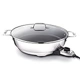 All-Clad Electrics Stainless Steel and Nonstick Surface Skillet 7 Quart 1800 Watts Temp Control, Cookware, Pots and Pans, Oven, Broil, Dishwasher Safe