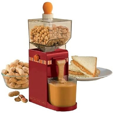 DBXMJWCMDT Electric Nut Grinder Peanut Butter Maker Machine, 500ml Large-Capacity Almond/Cashew/Sesame Grinding Mill with Non-Slip Base, Efficient Home & Commercial Nut Butter Processor