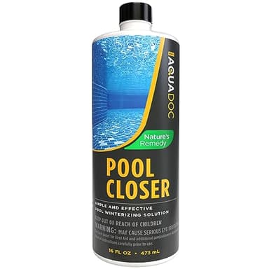 AquaDoc All-in-One Pool Closing Kit Chemical - 16oz - Treats up to 15,000 Gallons - Pool Winterizing Kit for Above Ground and Inground Pools - Winter Closing Chemicals Made in USA