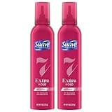 Suave Extra Hold Mousse for Curly Hair, Wavy, All Hair Types, Moisturizing & Nourishing, Foam, Scented 9 oz (Pack of 2)