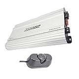 Audiobank Monoblock 8000 WATTS Amp Class D 1ohm Car Audio Stereo Amplifier Remote Turn On/Off Circuit/Heavy-Duty Aluminium Alloy Heatsink Power and Protection Indicator P8001